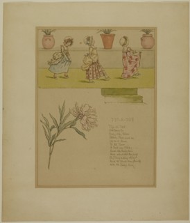 Study for Tip a Toe, from Marigold Garden, 1885.