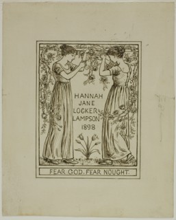 Hannah Jane Locker Lampson, 1898.