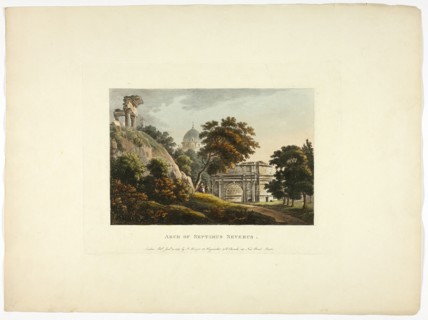 Arch of Septimus Severus, plate four from the Ruins of Rome, published January, 9, 1897.