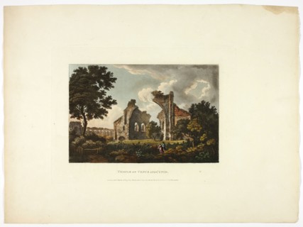 Temple of Venus and Cupid, plate twelve from the Ruins of Rome, published March 23, 1798.