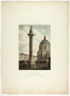 Column of Trajan, plate twenty-one from Ruins of Rome, published May 1st, 1798.