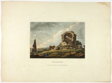 Temple of Hope, plate twenty-four from the Ruins of Rome, published February 1, 1798.