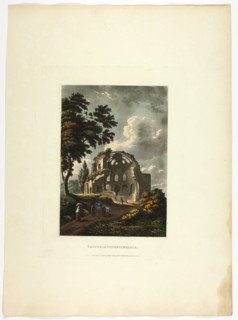 Temple of Minerva Medica, plate twenty-five from the Ruins of Rome, published February 20, 1798.