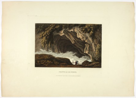 Grotto of the Sirens, plate thirty from the Ruins of Rome, published February 1, 1798.
