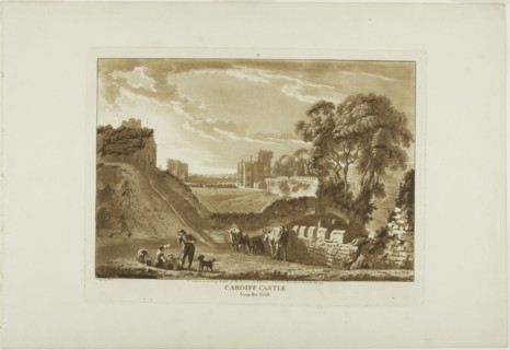 Cardiff Castle from the West, 1776.