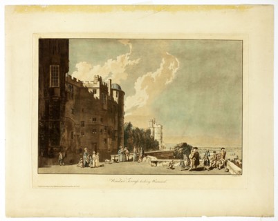 Windsor Terrace Looking Westward, 1809.