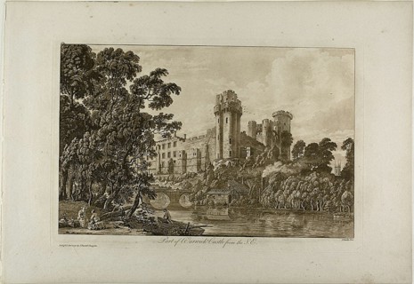 Part of Warwick Castel from the Southeast, plate 4, January 1776.