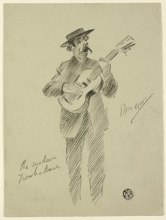 The Modern Troubadour, n.d. Creator: Philip William May.