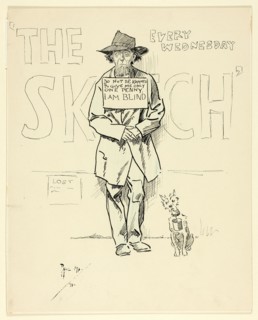 Blind Beggar and Dog, 1894.