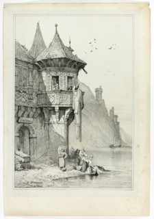 At Braubach on the Rhine, 1833.