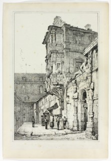 Ancien palais, Bamberg, 1833.