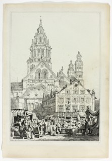 Cathedral at Mayence, 1833.
