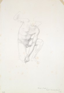 Study for Cupid, c. 1873-77.