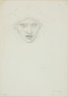 Study for Rondanini Medusa, c. 1873-77.