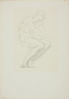 Seated Male Nude, c. 1873-77.