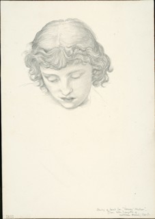 Study for Mirror of Venus: Head, c. 1873-77.