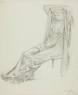 Seated Female Figure, 1873.