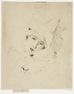 Pierrot, Portrait of the Lady A. C., 1888.