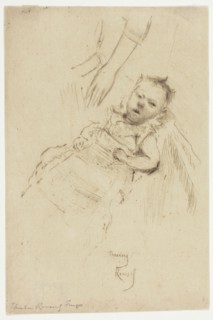 Portrait of Margery Chambers, Aged Ten Weeks, 1890.