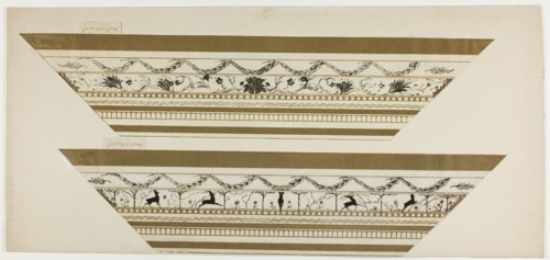 Stag and Flower Pattern Frame (side frame section), 1897-99.