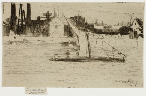 The Little Barge, Chelsea, 1888-89.