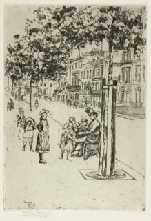 Chelsea Children, Chelsea Embankment, 1889.