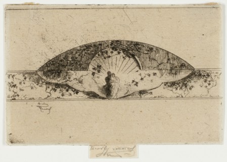 Jupiter and Alcmene Medallion, Sketch for Decoration of a Frame, 1907-08.