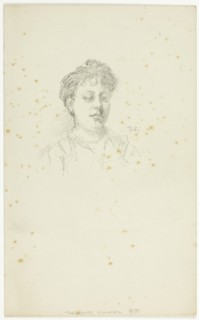 Sketch of Edith Austin, c. 1895-1900.