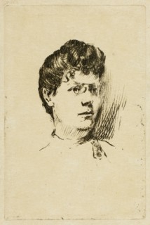 Sketch of a Woman's Head, 1895-1900.
