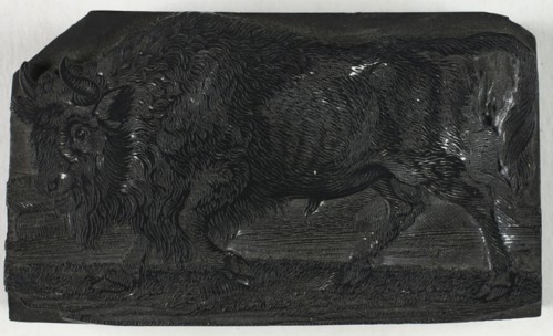 Woodblock for The Urus or Wild Bull, from A General History of Quadrupeds, c. 1790.