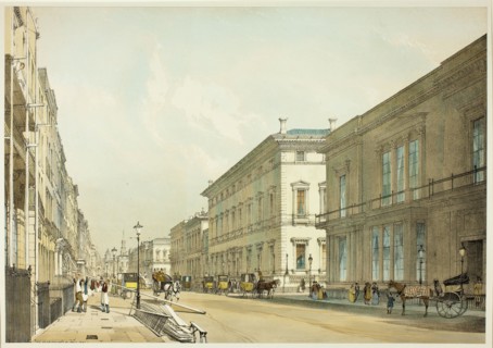 The Club Houses and Pall Mall, plate thirteen from Original Views of London as It Is, 1842.