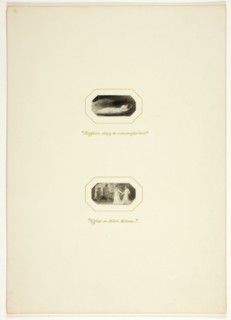 Study for a plate from The Triumphs of Temper, in the 1796 Royal Engagements Pocket Book, c. 1795.