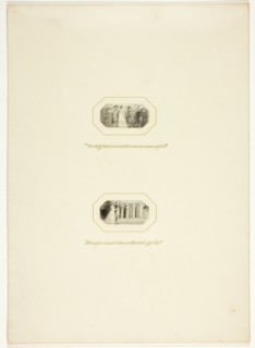 Study for a plate from The Triumphs of Temper, in the 1796 Royal Engagements Pocket Book, c. 1795.