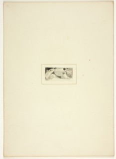 Study for a plate from The Triumphs of Temper, in the 1796 Royal Engagements Pocket Book, c. 1795.