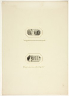 Study for a plate from The Triumphs of Temper, in the 1796 Royal Engagements Pocket Book, c. 1795.
