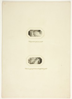 Study for a plate from The Triumphs of Temper, in the 1796 Royal Engagements Pocket Book, c. 1795.