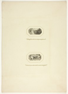 Study for a plate from The Triumphs of Temper, in the 1796 Royal Engagements Pocket Book, c. 1795.