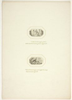 Study for a plate from The Task, c. 1800.