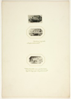 Study for a plate from The Task, c. 1800.