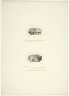 Study for a plate from The Task, c. 1800.