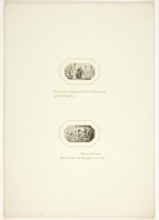 Study for a plate from The Task, c. 1800.