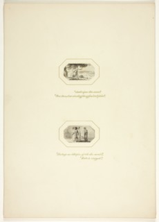 Study for a plate from The Task, c. 1800.