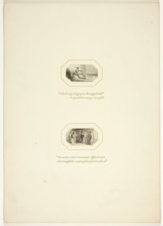 Study for a plate from The Task, c. 1800.