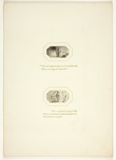Study for a plate from The Task, c. 1800.