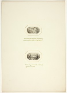 Study for a plate from The Task, c. 1800.