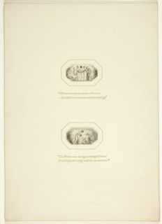 Study for a plate from The Task, c. 1800.