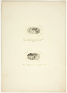 Study for a plate from The Task, c. 1800.