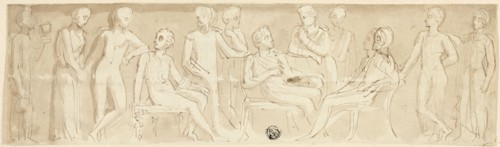 Frieze Design in Classical Manner, c. 1800.