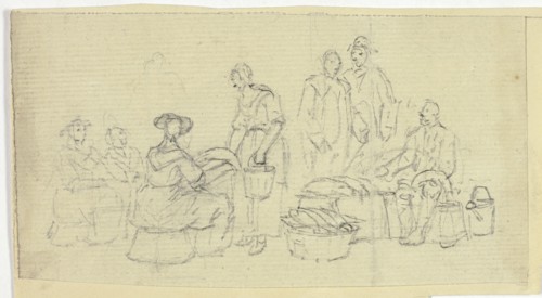 Fishmarket Scene, n.d.
