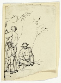 Two Men with Boy, n.d.